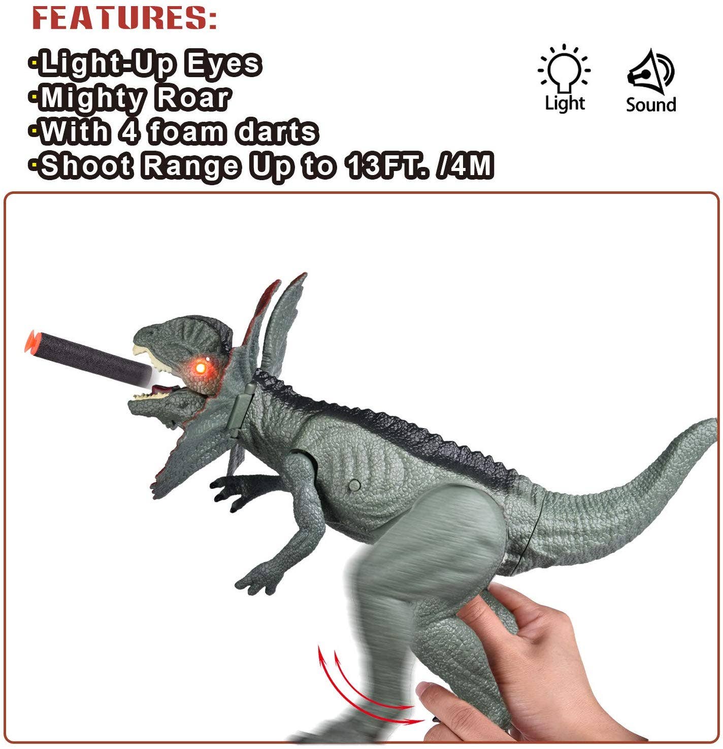Dart Dilophosaurus