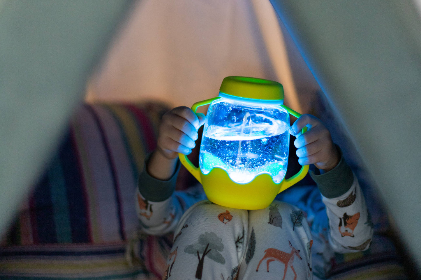 Sensory Play Jar - Yellow