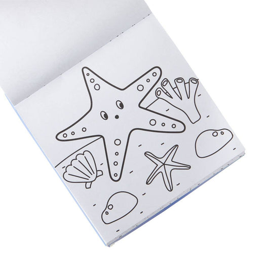 Carry Along Crayon & Coloring Book Kit - Sea Life