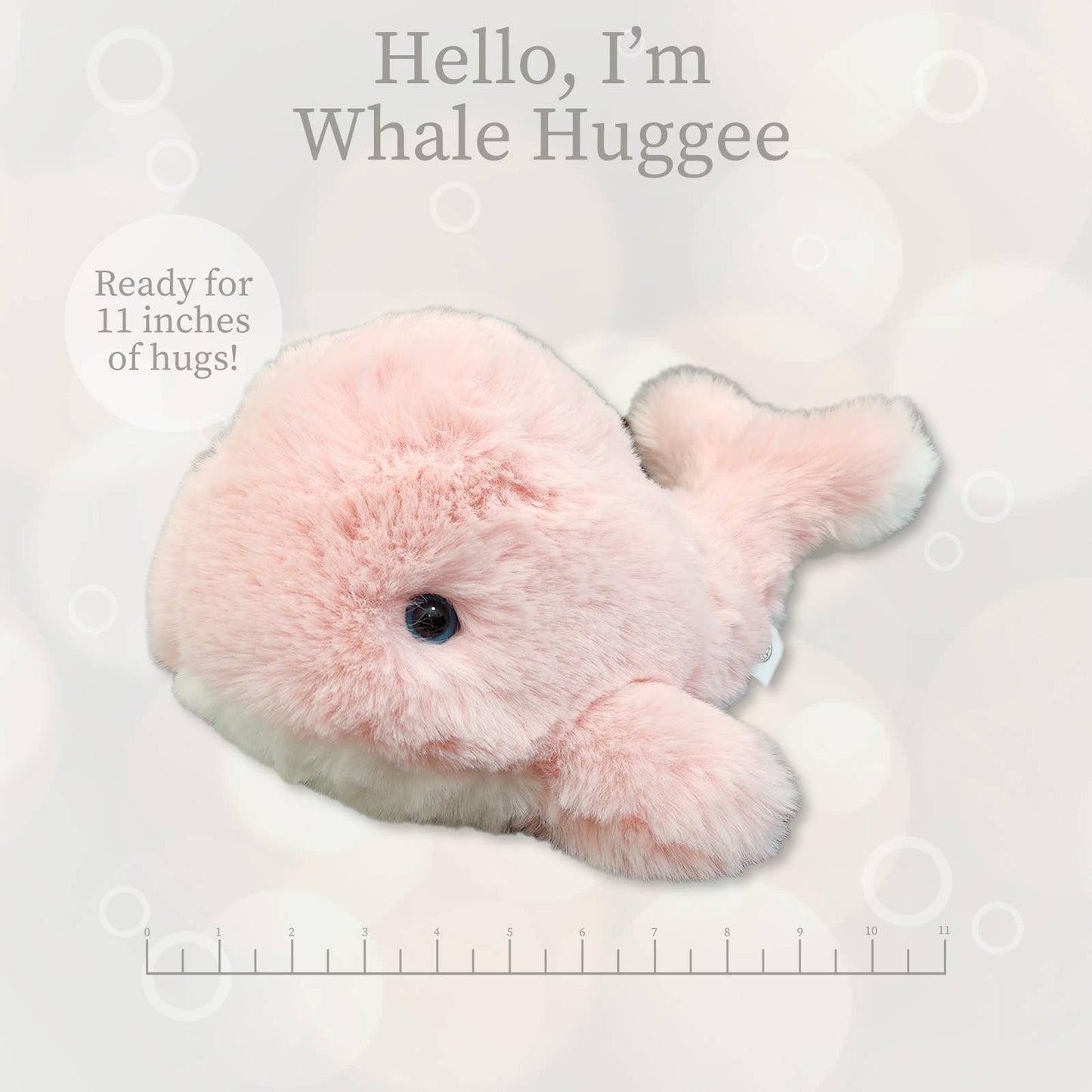 Pink Baby Whale Plush Toy