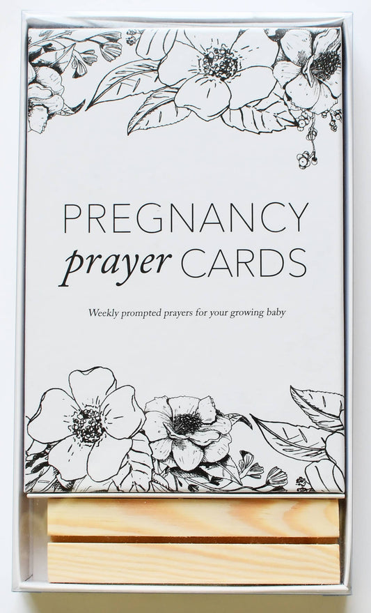 Pregnancy Prayer Cards - White