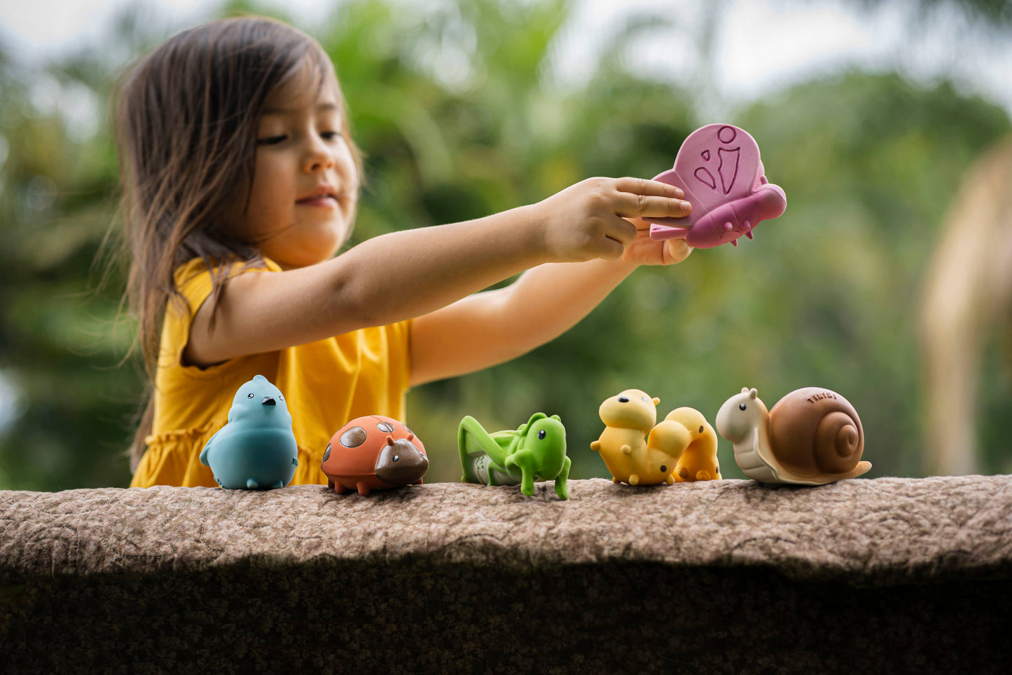 Butterfly - Rubber Teether, Rattle & Bath Toy