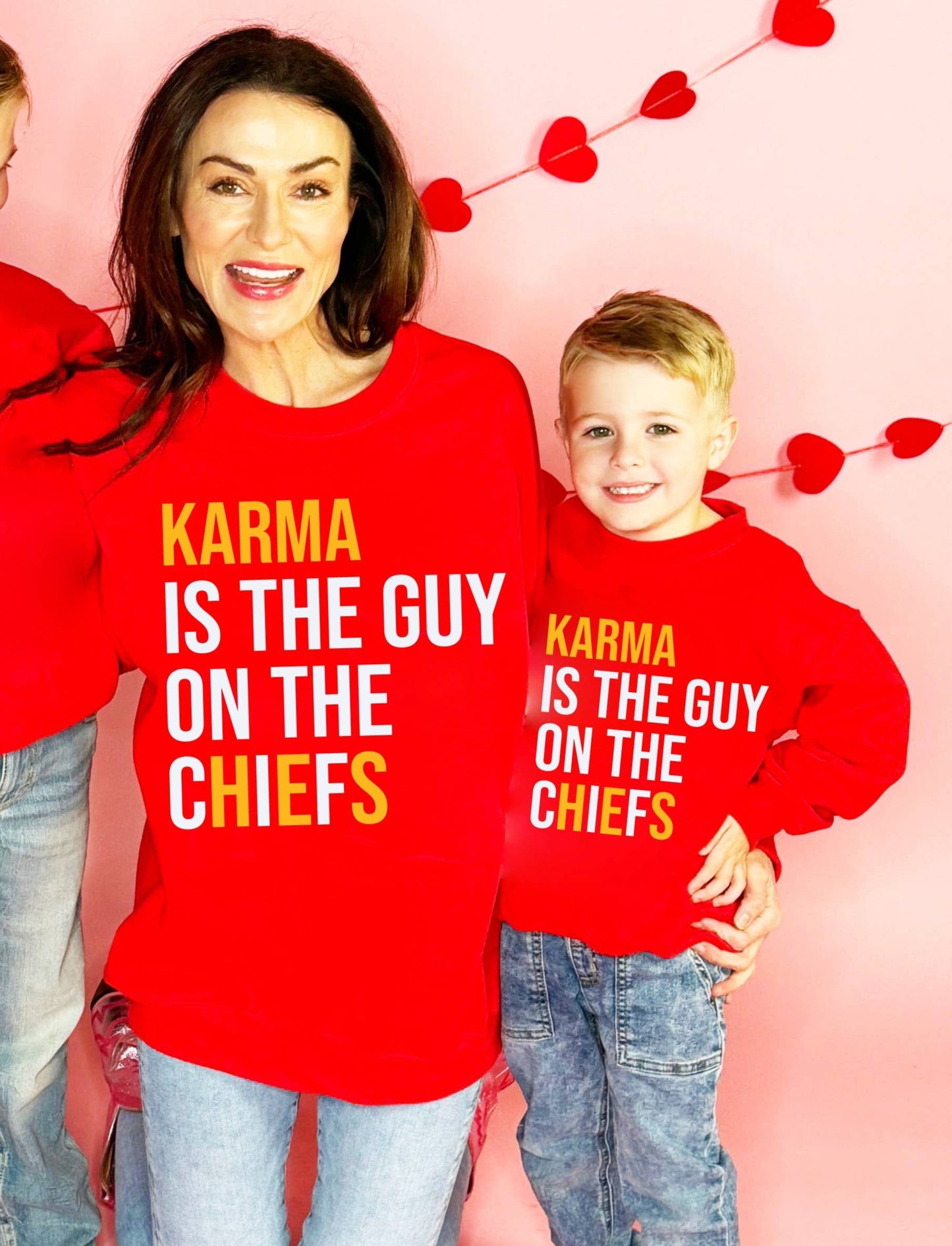 Karma is the Guy Sweatshirt - Red