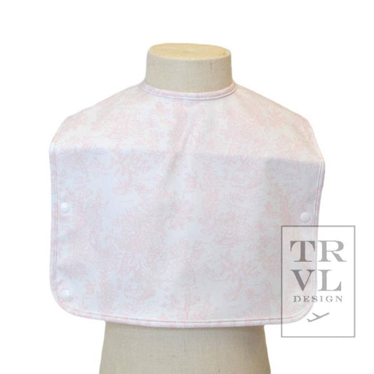 Best Bib - Bunny Toile Pink