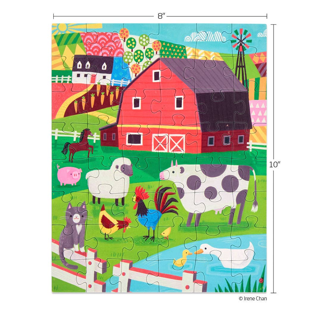 Farm Friends 48 Piece Puzzle Snax