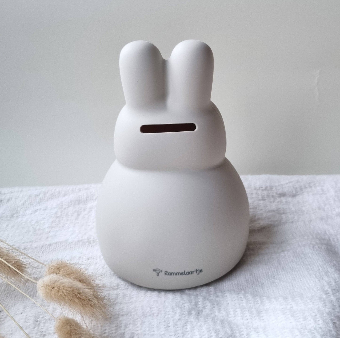 Silicone flexible piggy bank - Beige Rabbit