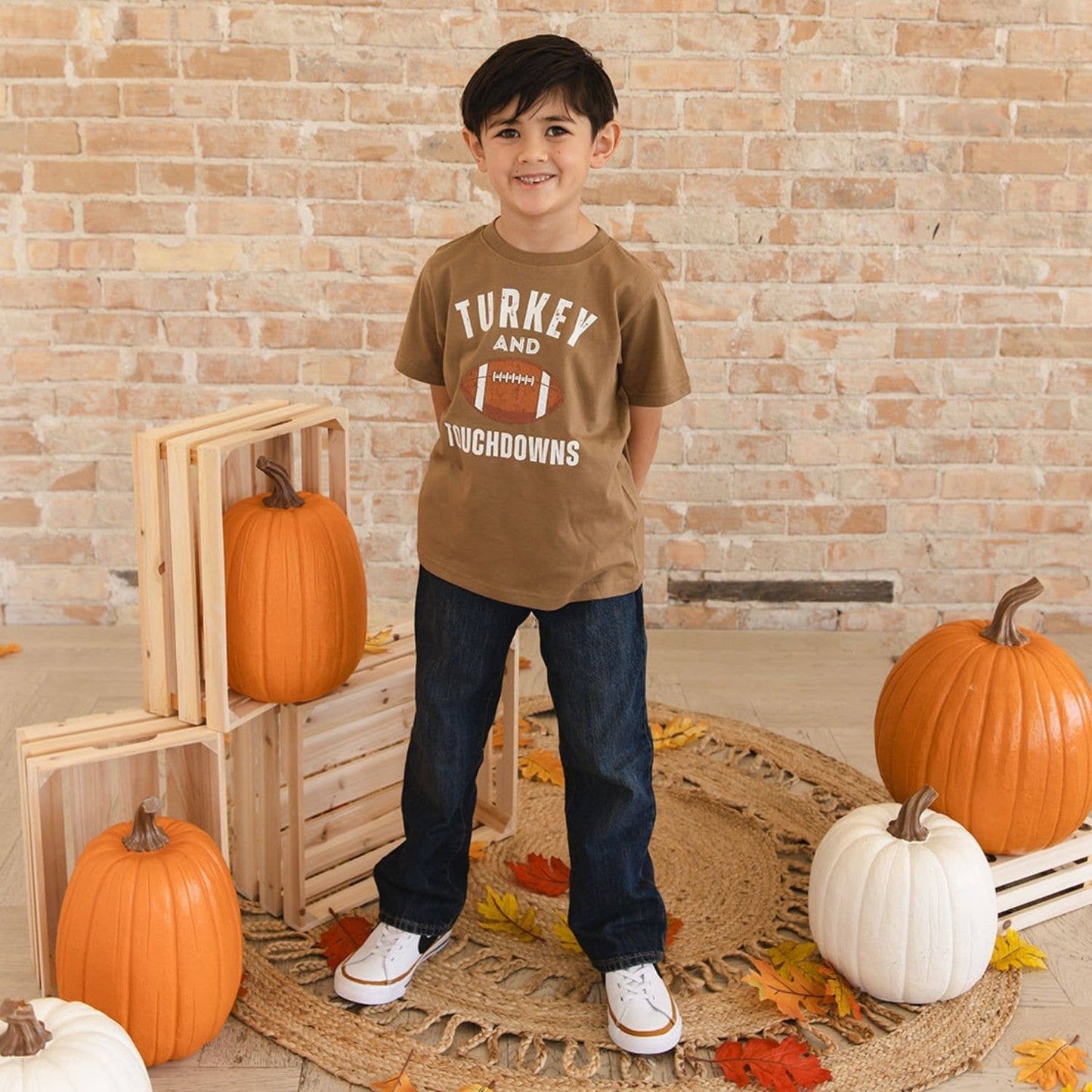 Turkey and Touchdowns Tee