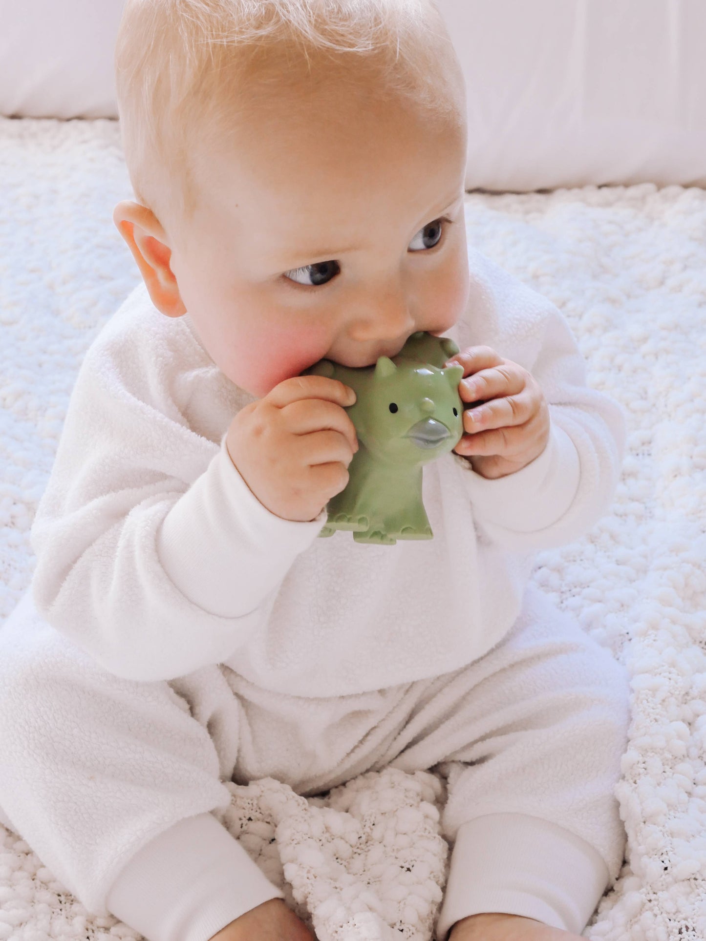 Trice Dinosaur - Rubber Teether, Rattle & Bath Toy