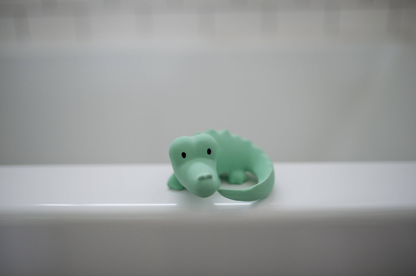 Crocodile - Rubber Teether, Rattle & Bath Toy