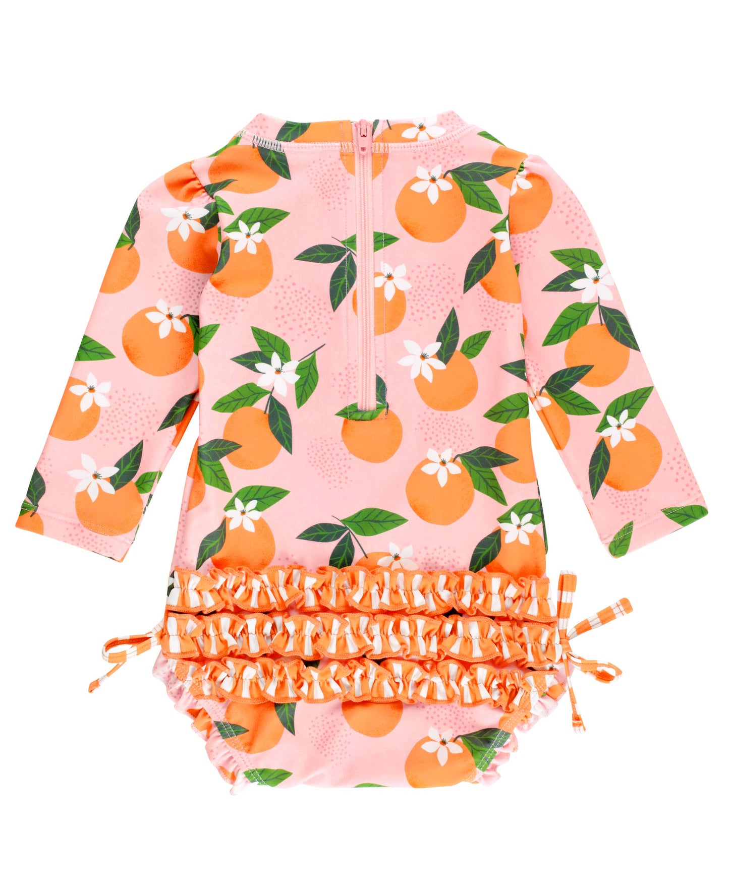 Orange You The Sweetest LS  Rash Guard Swim
