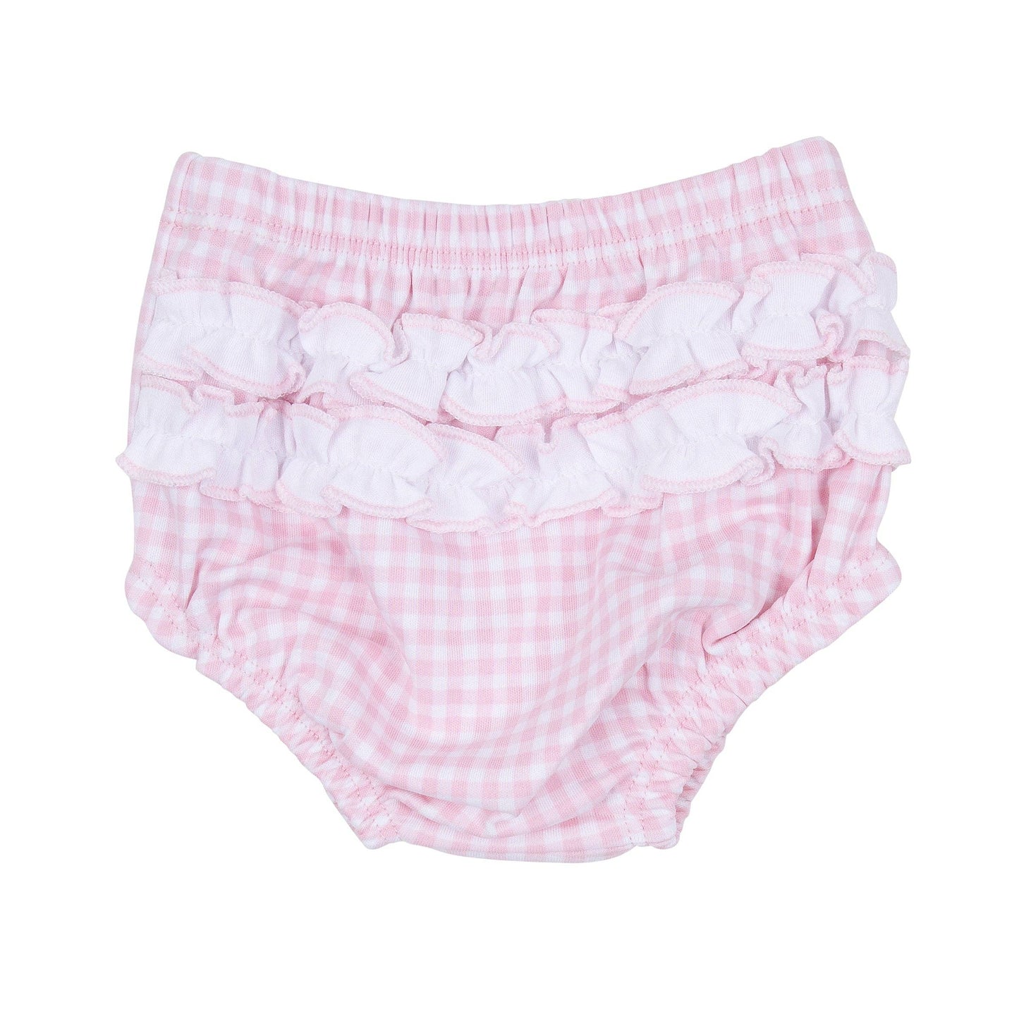 Sweet Golden Ruffle Diaper Cover Set - Pink