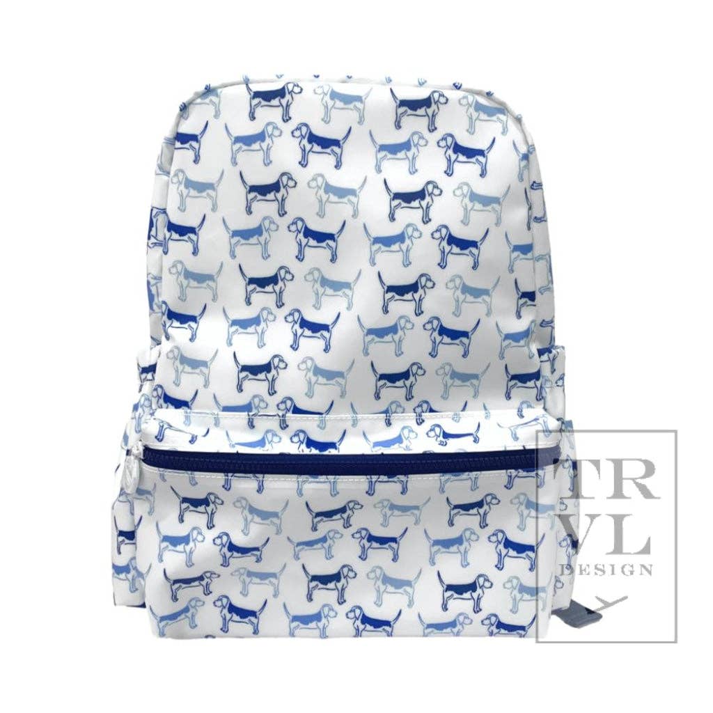 Backpack - Puppy Love Blue
