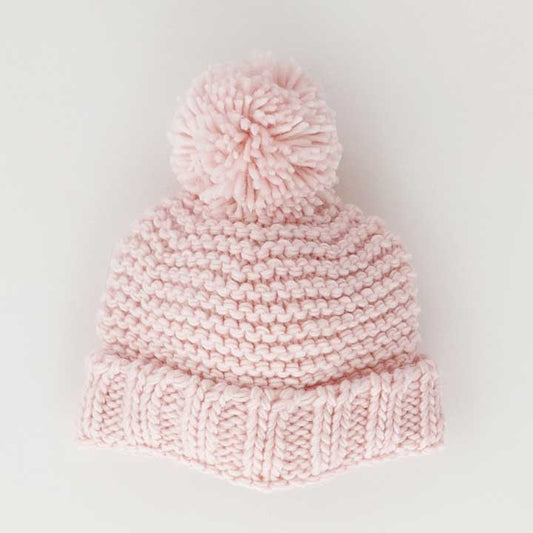 Blush Pink Beanie Hat