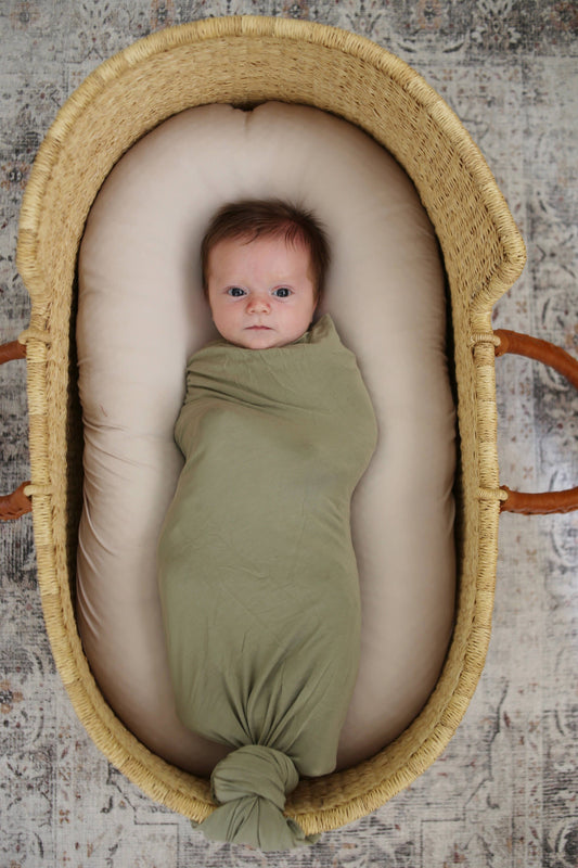 Bamboo Swaddle Blanket- Dried Thyme