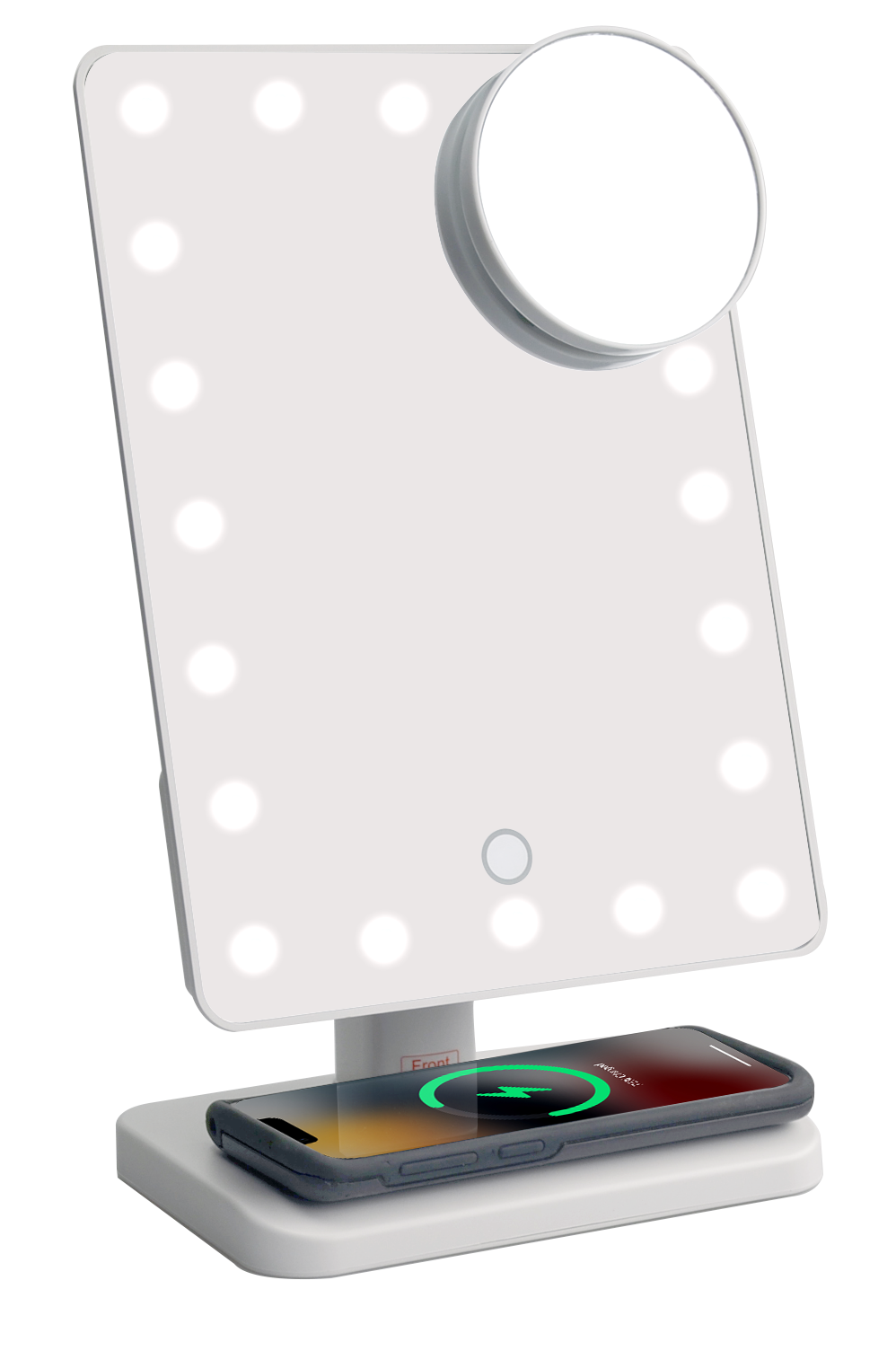 Vanity Mirror Bluetooth Speaker - White