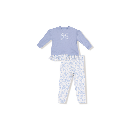 Rib Bow Applique Set - Romi Floral