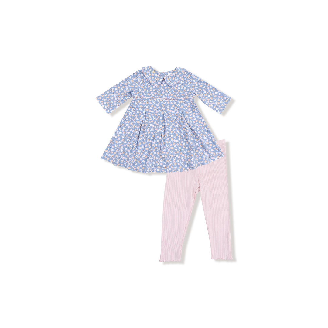 Box Pleat Dress - Country Calico