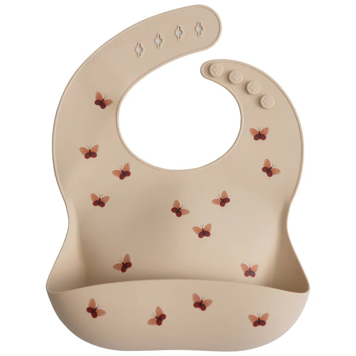 Mushie Silicone Bibs