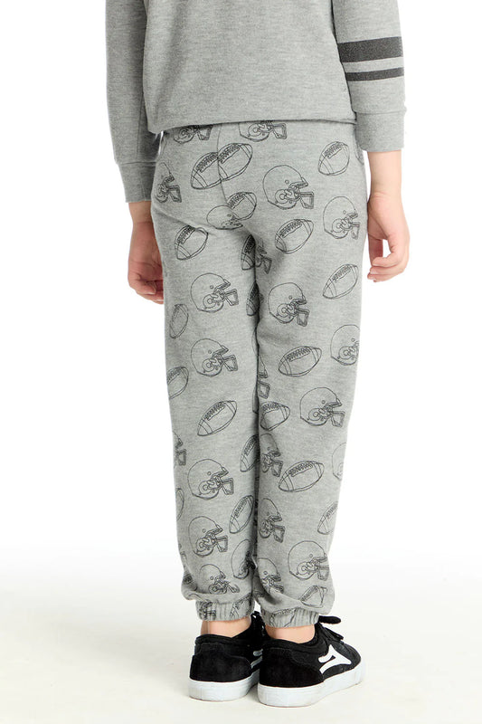 Cozy Knit Jogger- Football Heather Gray
