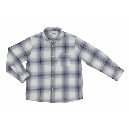 Grey Checked Shirt