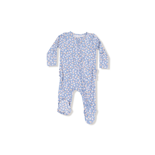 AD Ruffle Footie - Country Calico