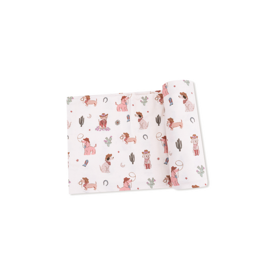 AD Swaddle - Cowgirl Dogs