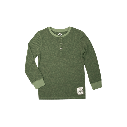 Thermal Henley - Dark Olive