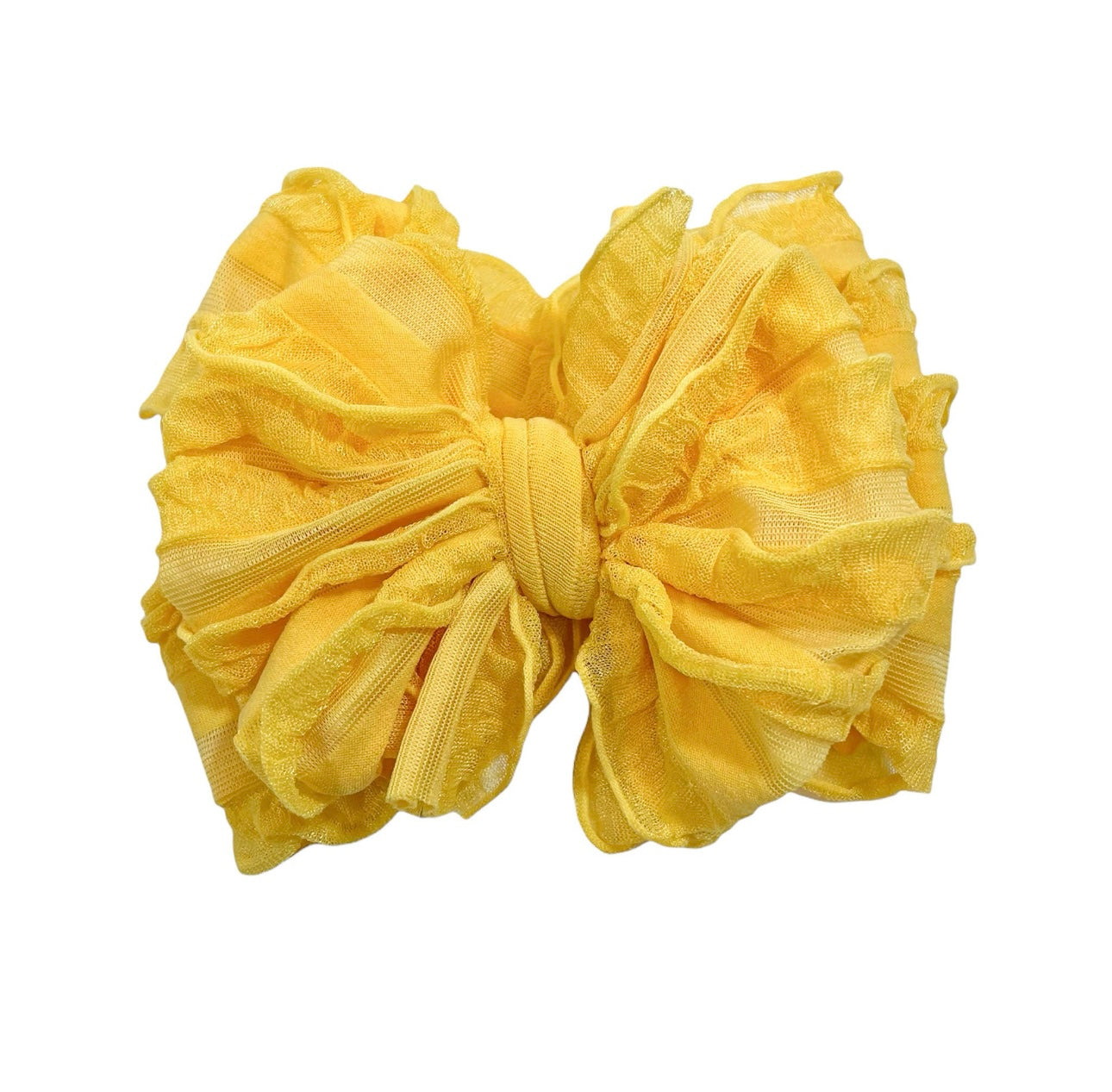 RR Ruffle Headband - Sunflower