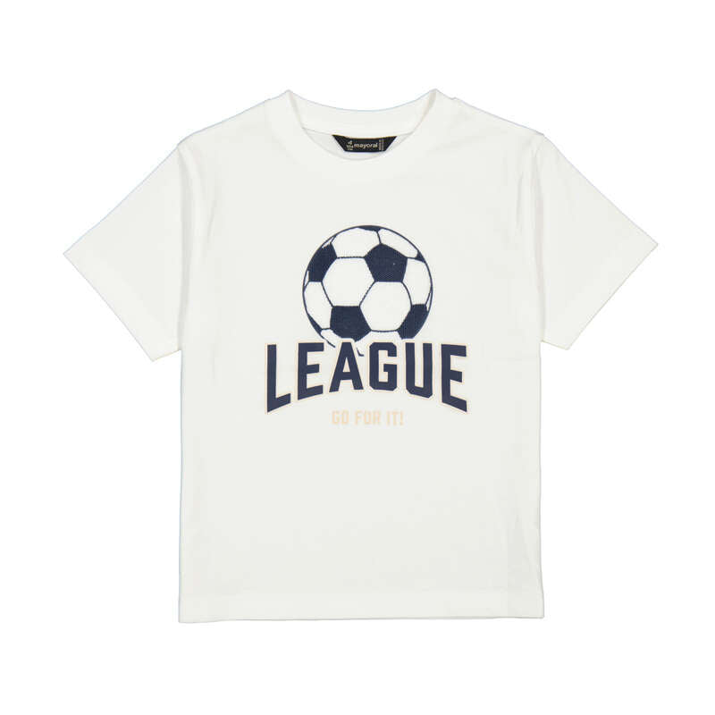 Soccer League Tee- Cream 3074
