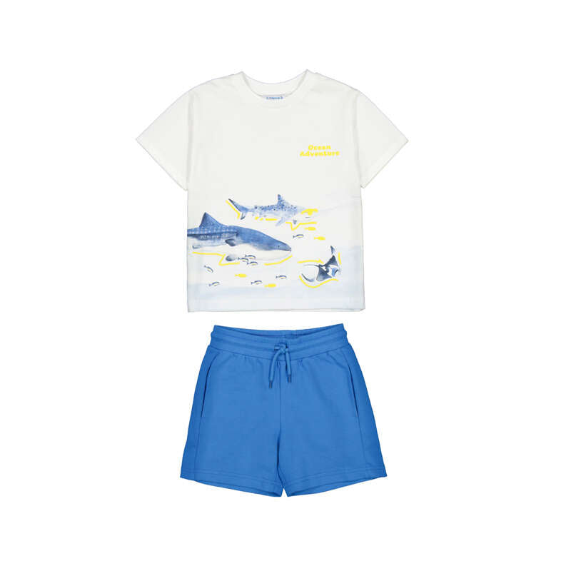 Shark Short Set- Blue 3610