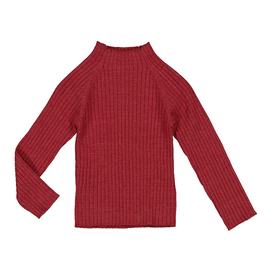 Knit Mockneck & Legging - Tomato