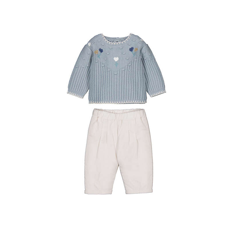 Blue Sweater Set 2526