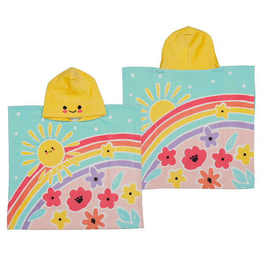 Poncho Towel- Rainbow
