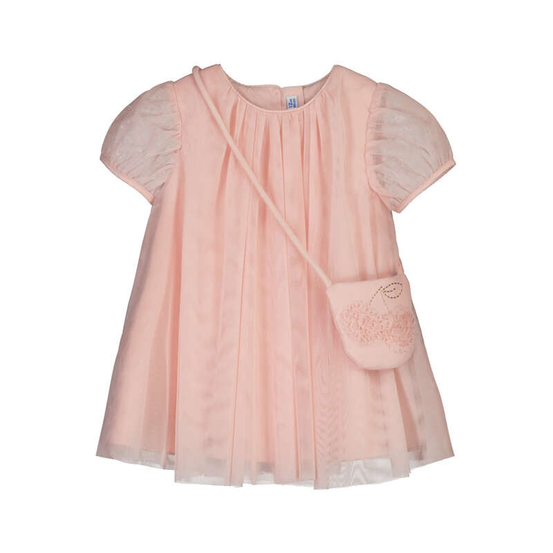 Tulle Dress w/Bag- Peony
