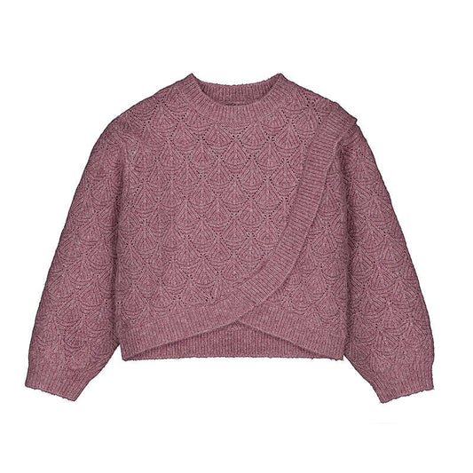 Textured Sweater- Violet. 4314