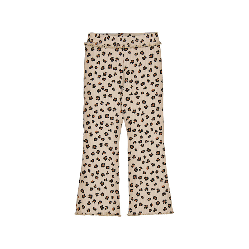 Rib Flare Legging - Sand