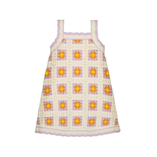 Crochet Dress- Bone 3935