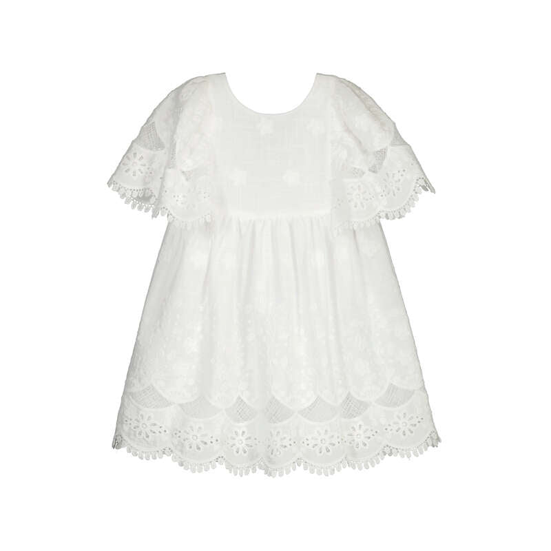 Cotton Dress- White 3923