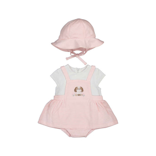 Puppy Skirt Set- Rose 1631