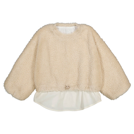 Lamb Wool Pullover - Almond