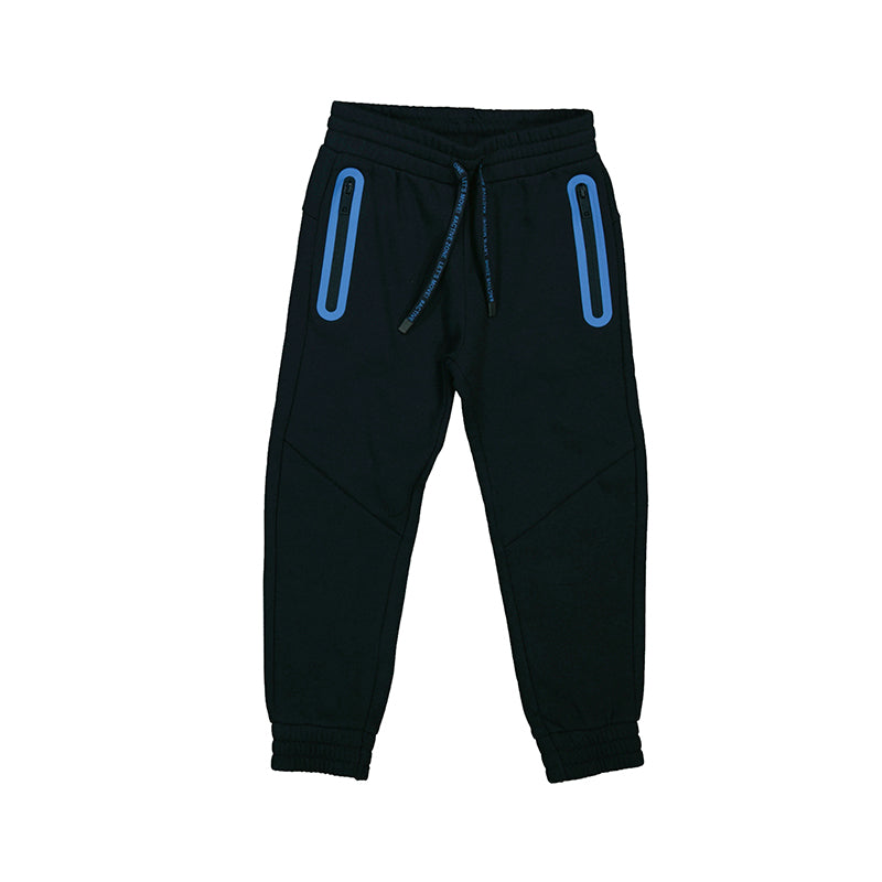 Knit Pants - Blue/Black