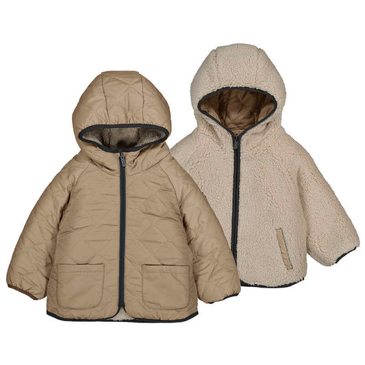 Reversible Coat- Wood Color 2422