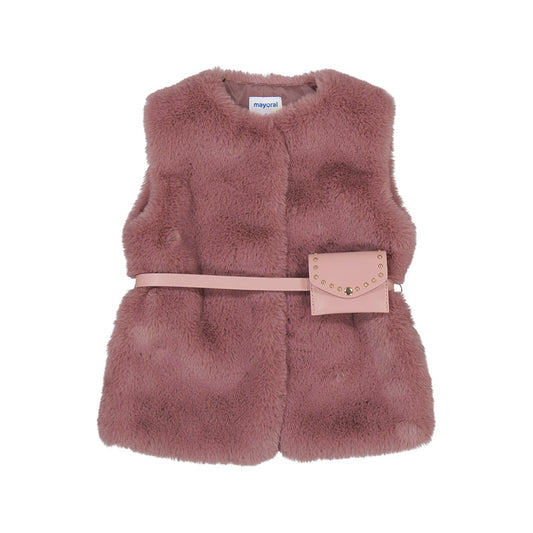 Fur Vest w/Belt