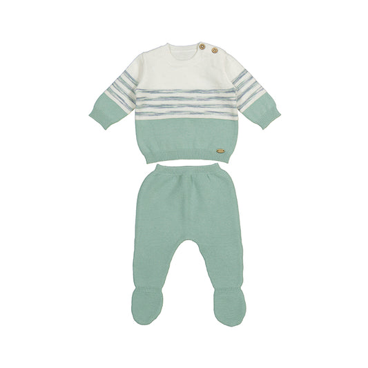 Baby Boy Knit Set - Mint