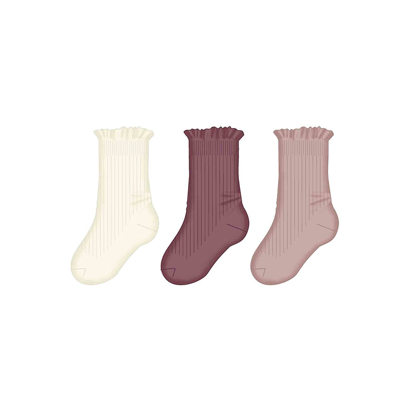 Girl 3pc Sock Set - Crystal Pink