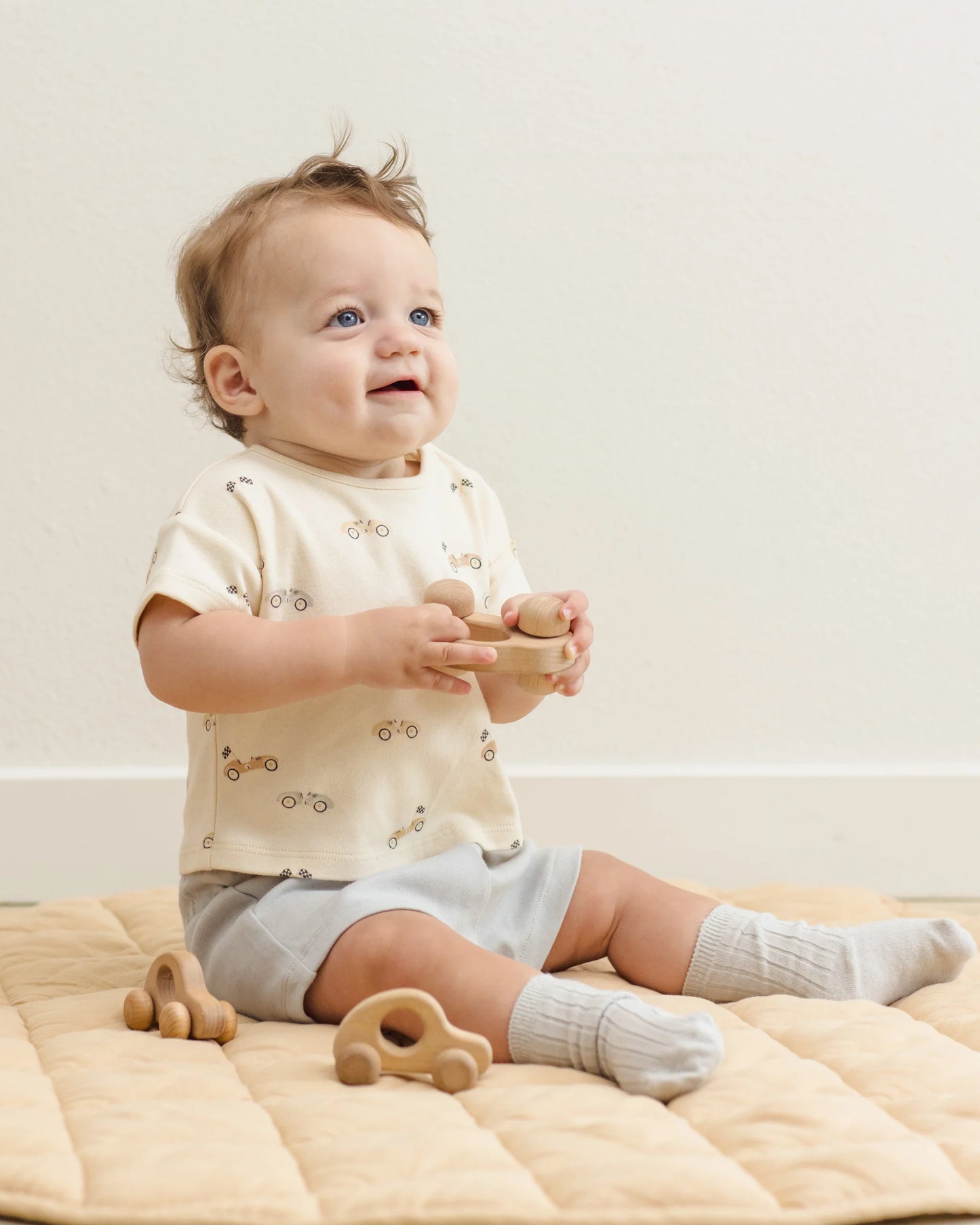 Boxy Tee + Short Set - Race car