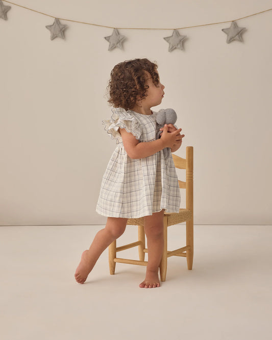 Alina Dress- Blue Plaid