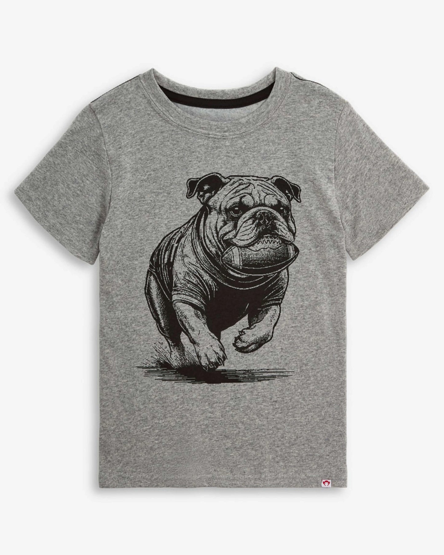 Graphic Tee - Bulldog Grey Heather