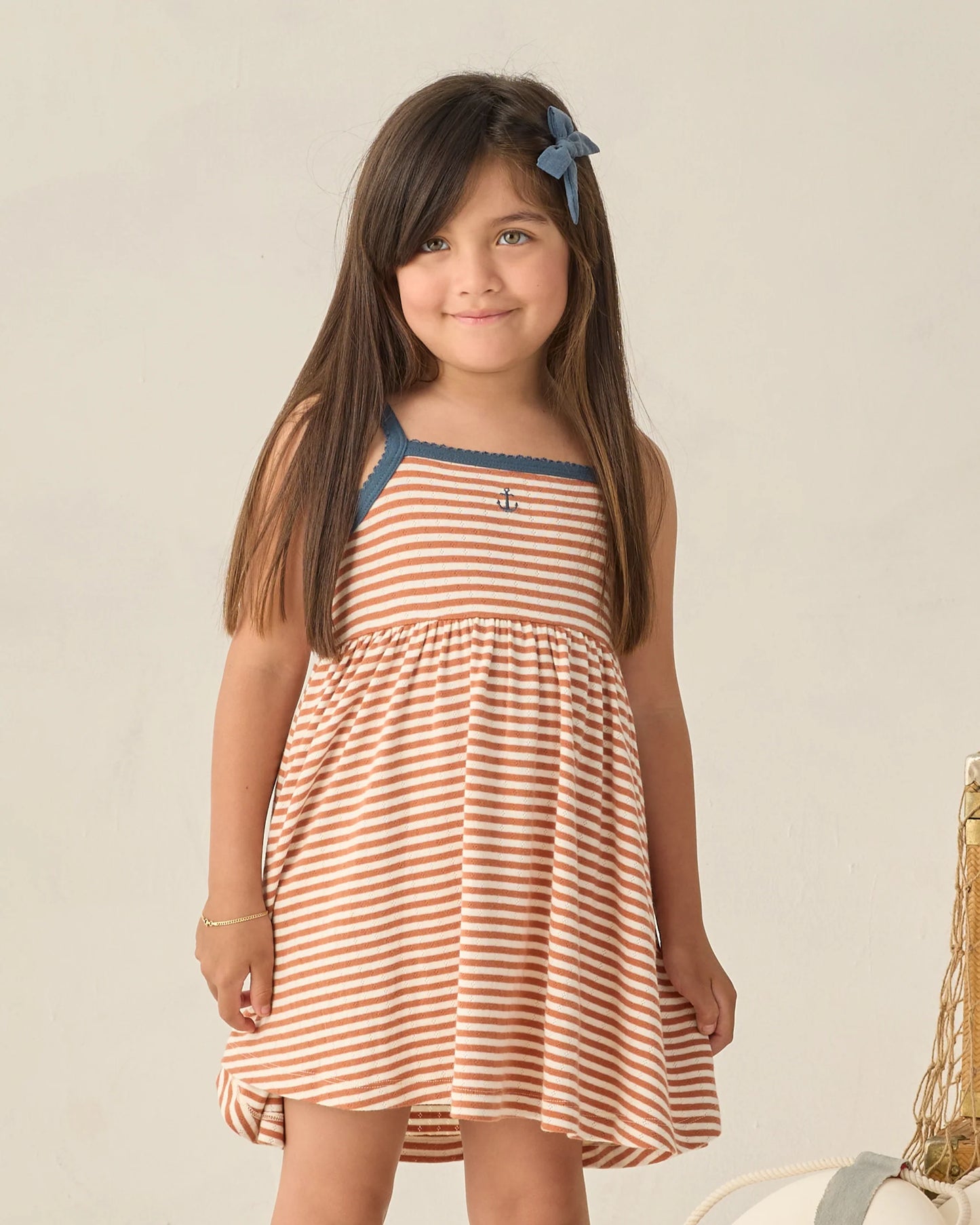 Lea Dress- Poppy Stripe