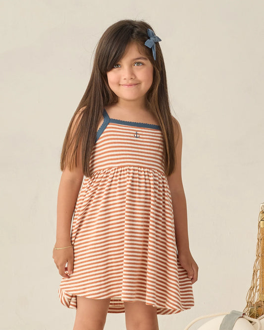 Lea Dress- Poppy Stripe